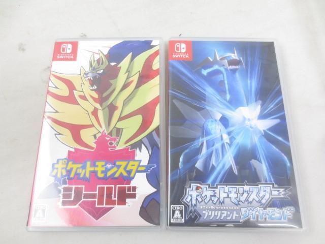 【同梱可】中古品 ゲーム Nintendo switch ニンテンドースイッチ ソフト 2点 ポケットモンスター ソード ブリリアン
