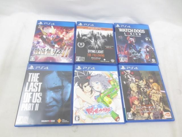 【同梱可】中古品 ゲーム プレイステーション4 PS4ソフト 6点 閃乱カグラ SEACH BEACH SPLASH ソードアートオンライ