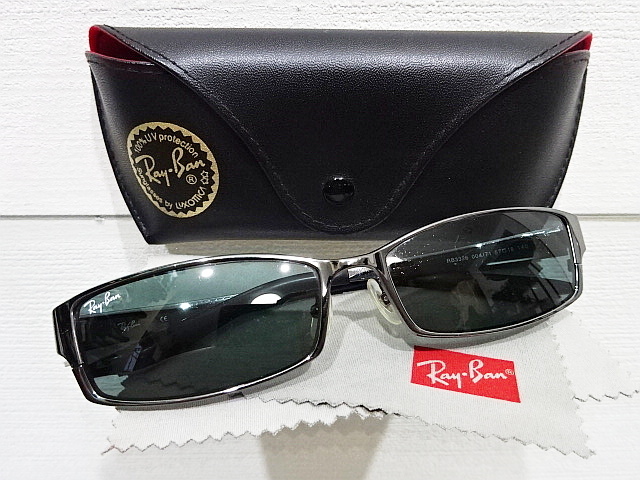 廃盤 RayBan RB3326 004/71 57口16 ガンメタルフレーム グレイ 廃盤 RayBan RB3326 004/71 57口16 ガンメタルフレーム グレイ