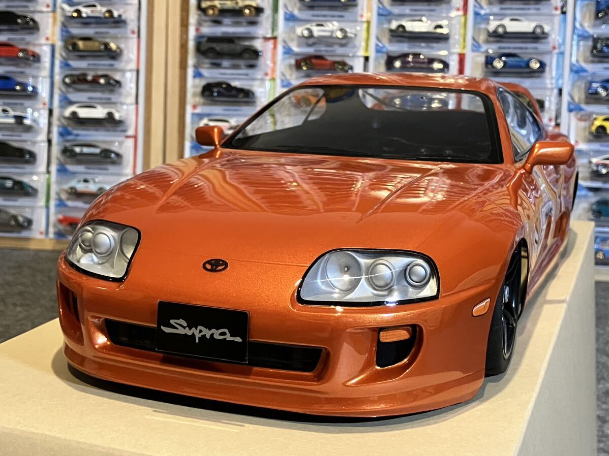 タミヤ ラジコン RC トヨタ スープラ 塗装済スペアボディ メタリックオレンジ 1/10RC au TOM'S GR Supra (TT-02シャーシ): RCモデル｜TAMIYA