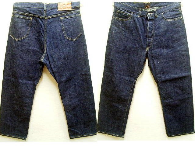 ◇即決[W36]ほぼ未使用品 Lee Archives LM6201 大戦モデル WW2 WWII 101 COWBOY PANTS 濃紺 ビンテージ復(fù)刻 レプリカ デニム パンツ■4410