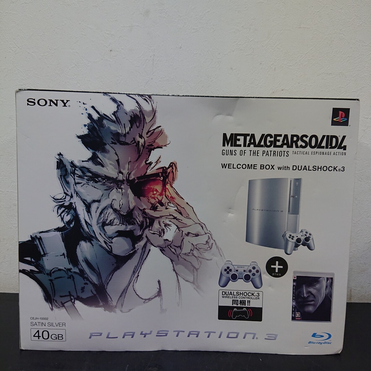 ◎C◯405 プレイステーション3 METAL GEAR SOLID 4 GUNS OF THE PATRIOTS WELCOME BOX with DUALSHOCK3 CEJH-10002 メタルギアソリッド4