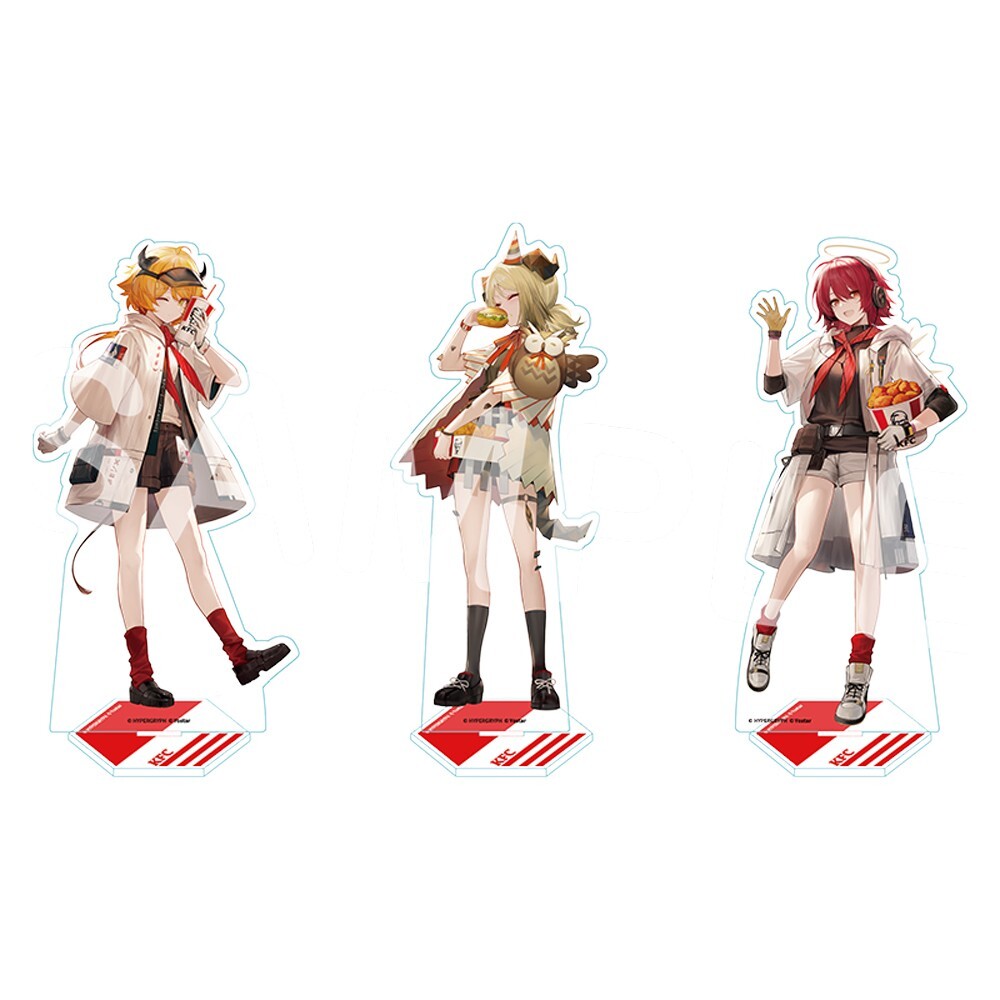 YOSTAR】Arknightsアークナイツ ケンタッキ KFCコラボ アクリル YOSTAR】Arknightsアークナイツ ケンタッキ KFCコラボ アクリル