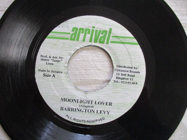 BARRINGTON LEVY 7！MOONLIGHT LOVER, BOUNTY HUNTER, JA 7インチ, 美盤