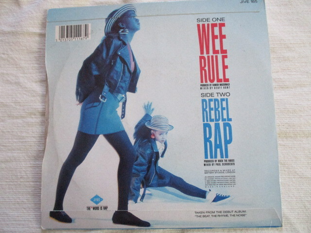 WEE PAPA GIRL RAPPERS 7！WEE RULE, UK 7インチ EP, HIP HOP REGGAE