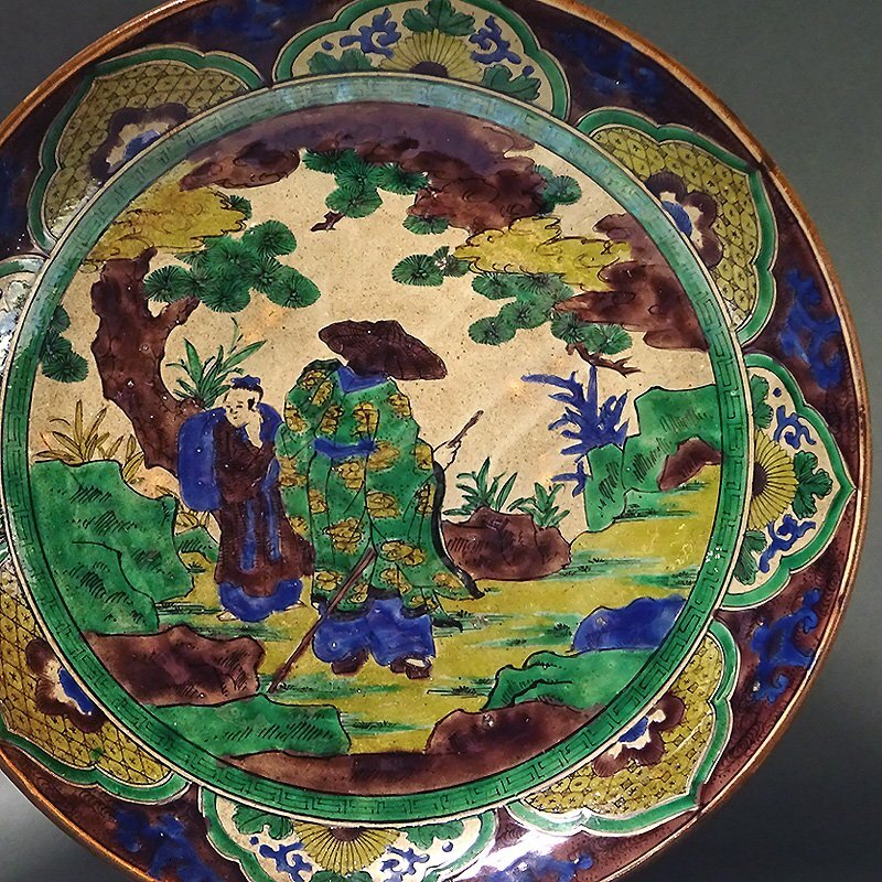 真作 佐藤勝彦 「ガラス絵」 ホボ良好 昭和53年7月20日作成