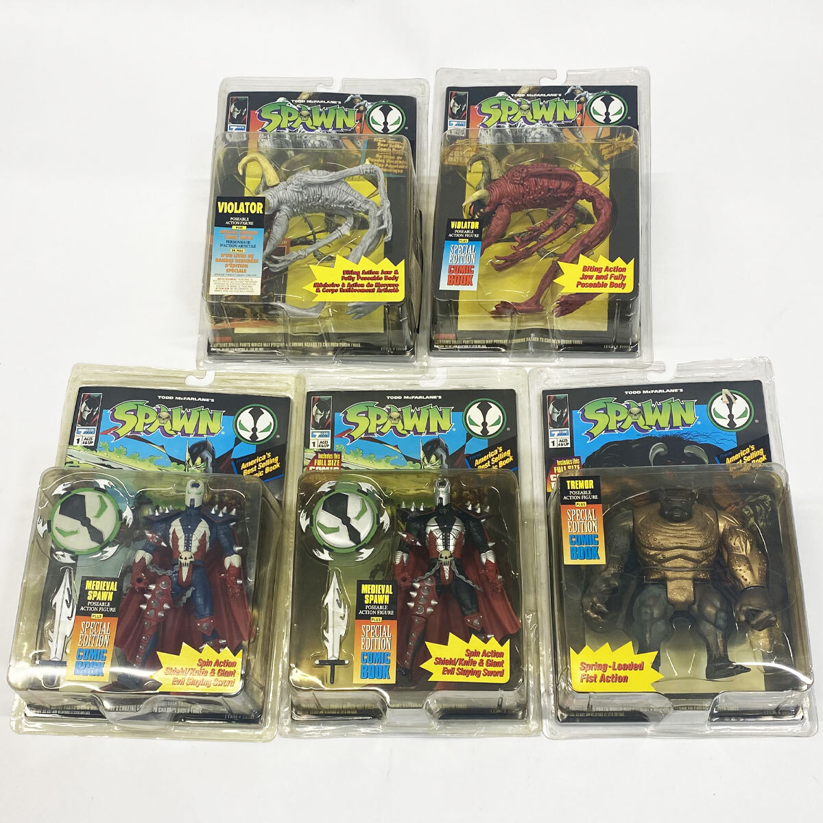 未開封 フィギュア SPAWN スポーン バイオレーター トレマー アクションフィギュア TODD McFARLANE'S 現状品 保管品 yr0101 091