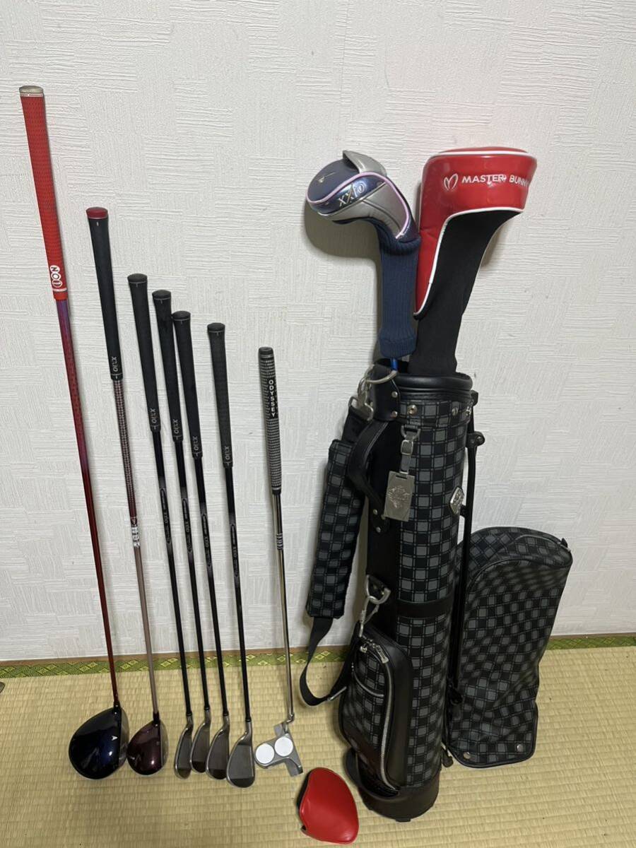 稀少品 超豪華XXIO9代目等レディースハーフゴルフセット+ 稀少品 超豪華XXIO9代目等レディースハーフゴルフセット+