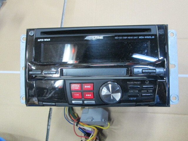 スズキ 配線キット 　ALPINE アルパイン　カーオーディオ デッキ CD/MD/FM /AM ワゴンRで使用 MDA-W925JB