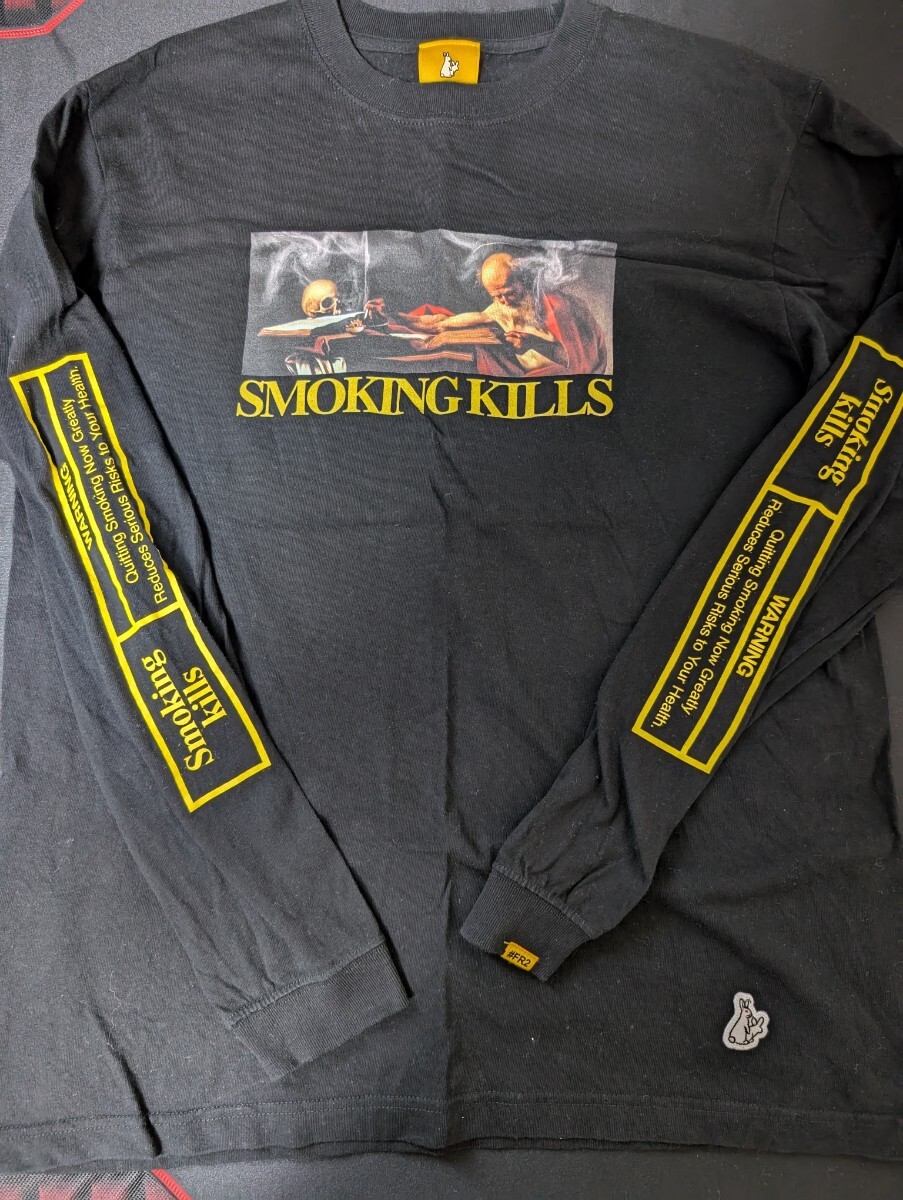 FR2　SMOKING KILLS ロンT　長袖Tシャツ　サイズM　美中古