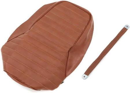  Suzuki GSX400 Impulse GK79A tuck roll type seat cover PVC leather Brown trim change 