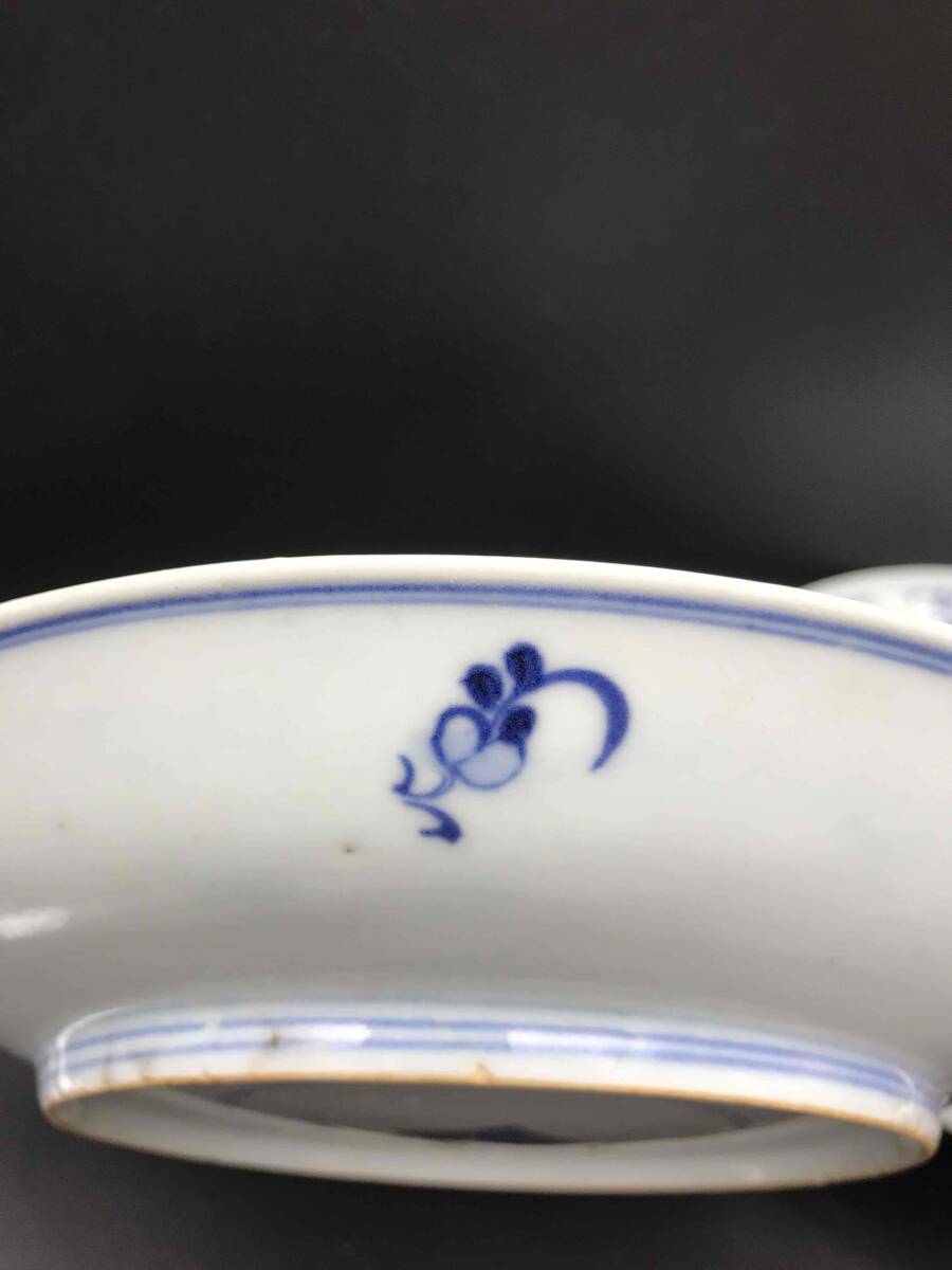 【希少品】中国古美術 乾隆時代　染付花卉大皿　在銘　整理品 B- Yahoo!オークション -「乾隆年製 花瓶」の落札相場・落札価格