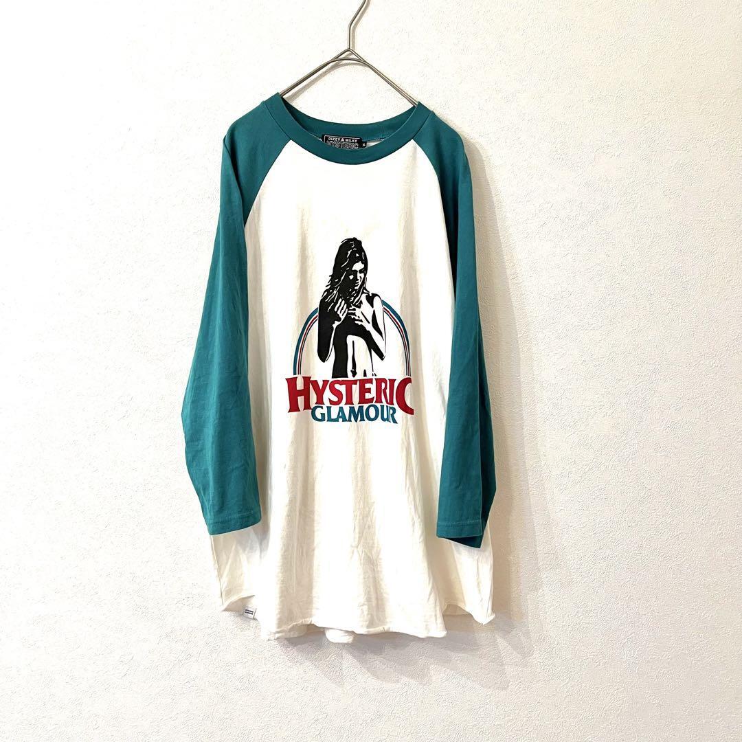 HYSTERIC GLAMOUR ヒステリックグラマー Tシャツ 7部袖 HYSTERIC GLAMOUR ヒステリックグラマー Tシャツ 7部袖