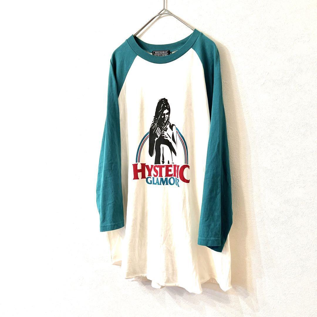HYSTERIC GLAMOUR ヒステリックグラマー Tシャツ 7部袖 HYSTERIC GLAMOUR ヒステリックグラマー Tシャツ 7部袖