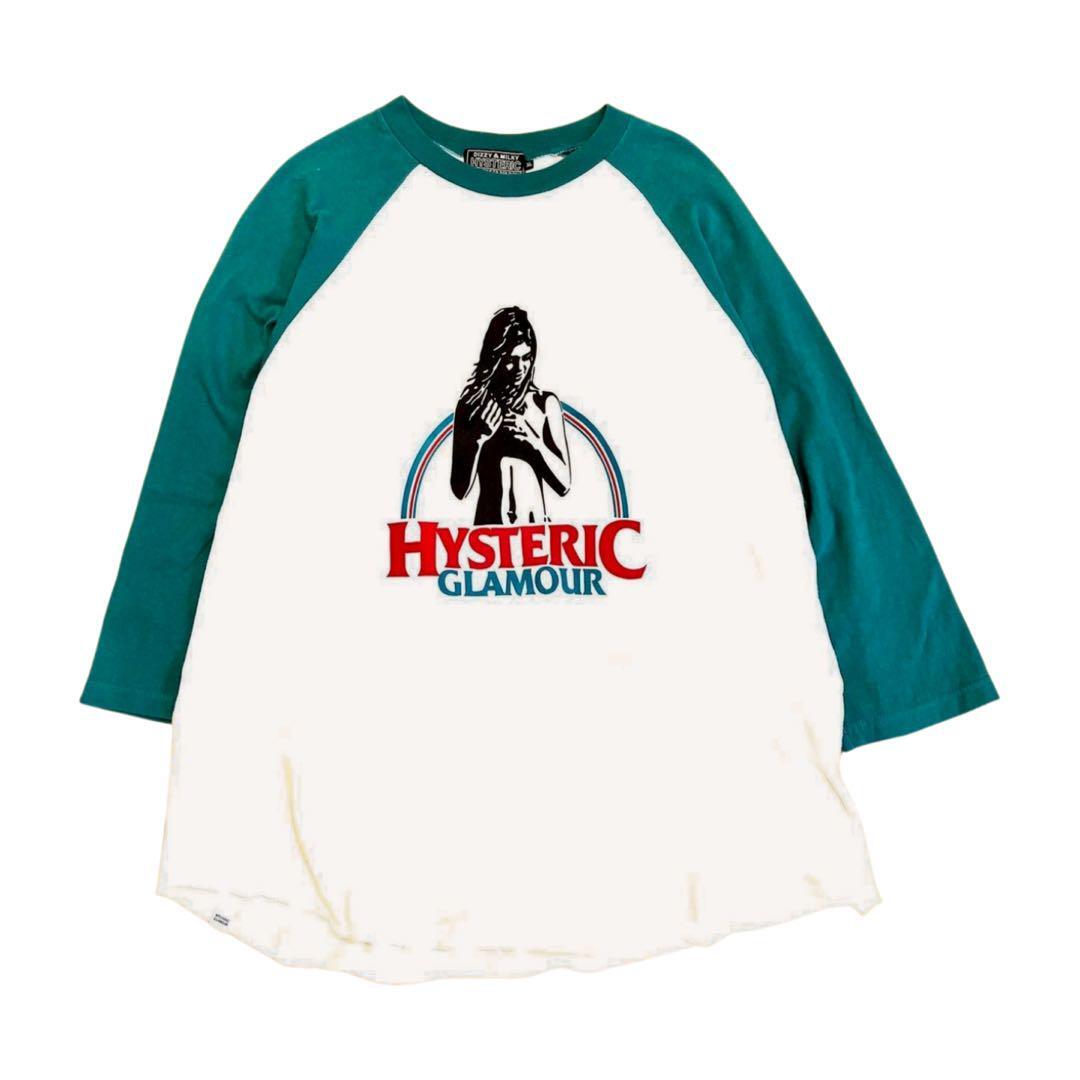 HYSTERIC GLAMOUR ヒステリックグラマー Tシャツ 7部袖 HYSTERIC GLAMOUR ヒステリックグラマー Tシャツ 7部袖
