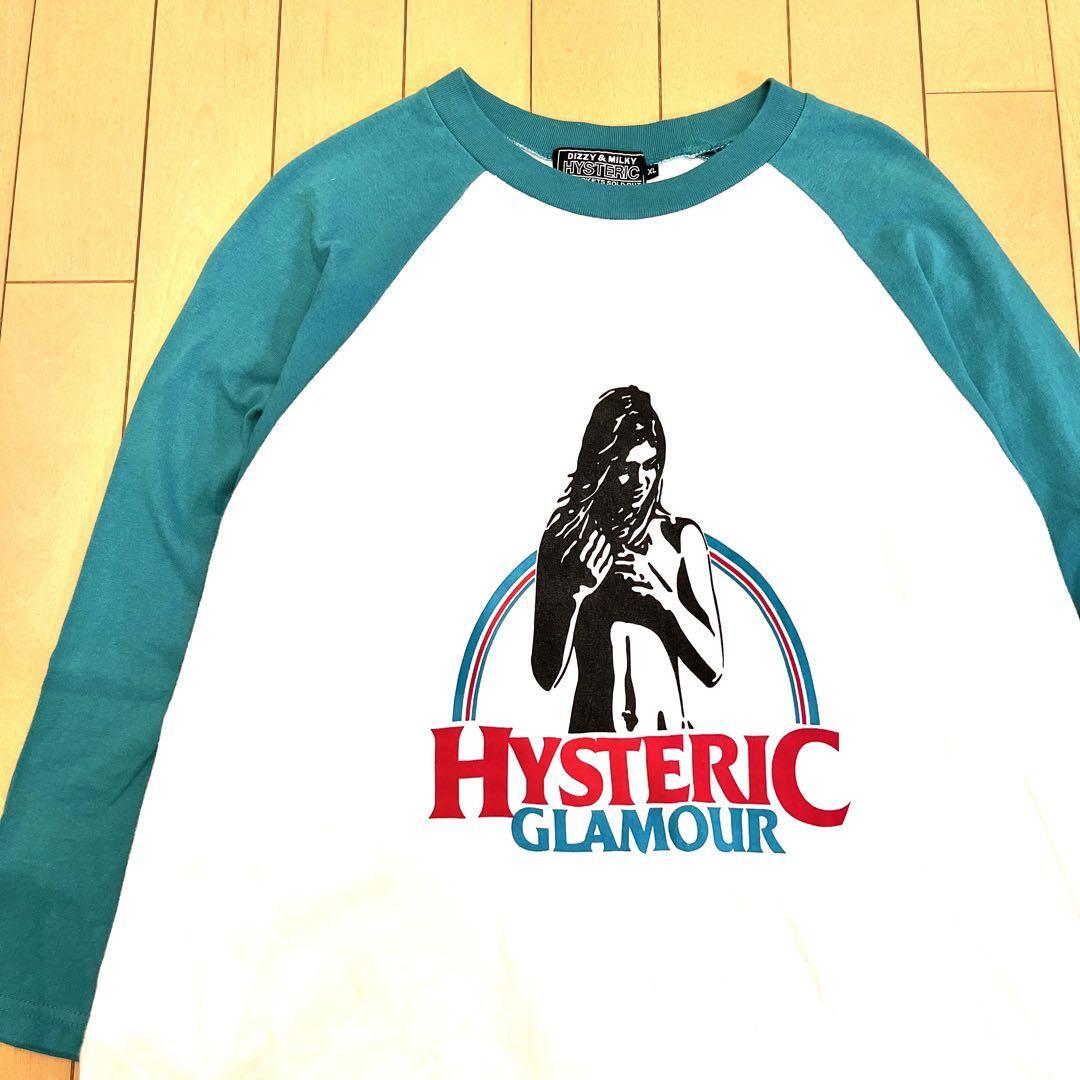 HYSTERIC GLAMOUR ヒステリックグラマー Tシャツ 7部袖 HYSTERIC GLAMOUR ヒステリックグラマー Tシャツ 7部袖