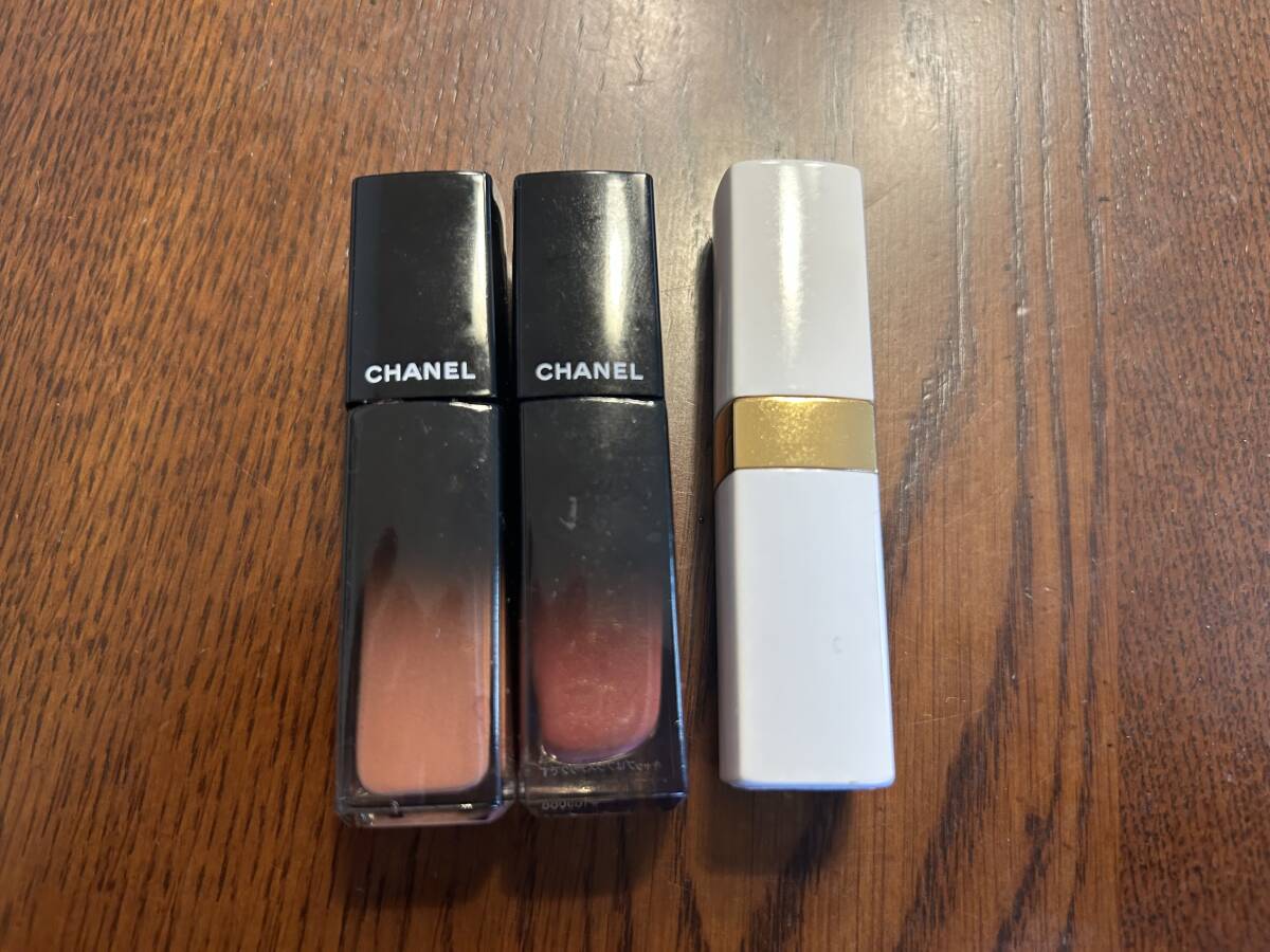 CHANEL Chanel rouge lipstick Baum lip cream cosme here Baum 930& rouge Allure rack 88.62 together 3 point used 