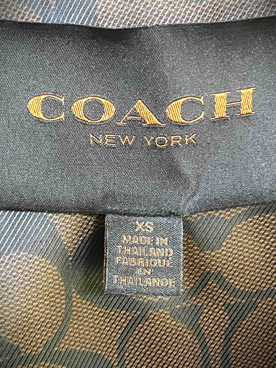 □美品□COACH コーチ ダウンジャケット□レディース XSサイズ □美品□COACH コーチ ダウンジャケット□レディース XSサイズ