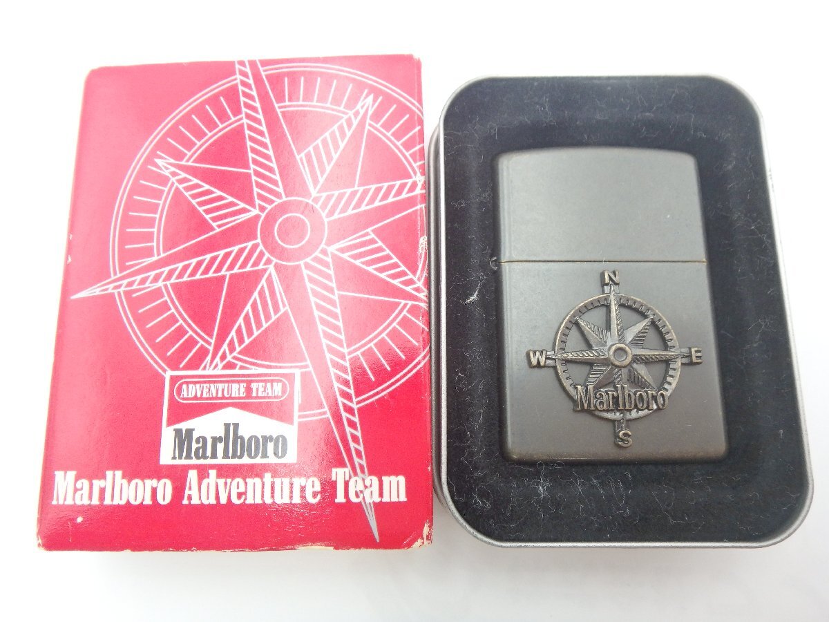 ☆ZIPPO ジッポ BRADFORD ブラッドフォード マルボロアドベンチャーチーム 箱付属 / ライター 喫煙具 着火未確認☆TN