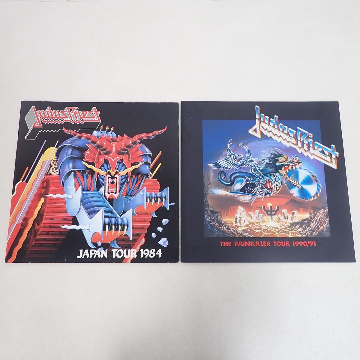 Judas Priest パンフレット JAPAN TOUR 1984//THE PAINKILLER TOUR 1990/91 まとめてセット ジューダス・プリースト【IO