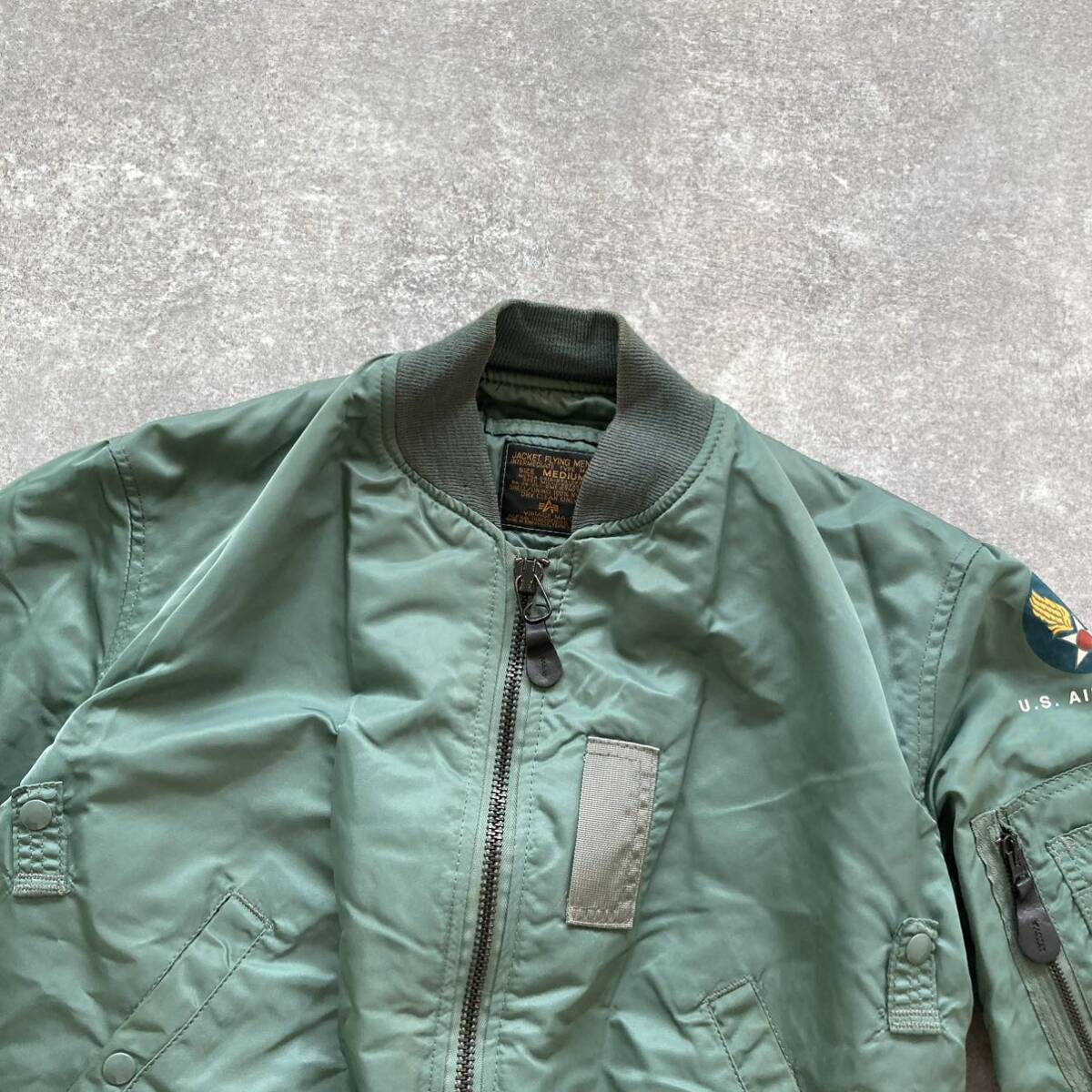 ALPHA INDUSTRIES】 アルファインダストリーズ ma-1 フライト ALPHA INDUSTRIES】 アルファインダストリーズ ma-1 フライト