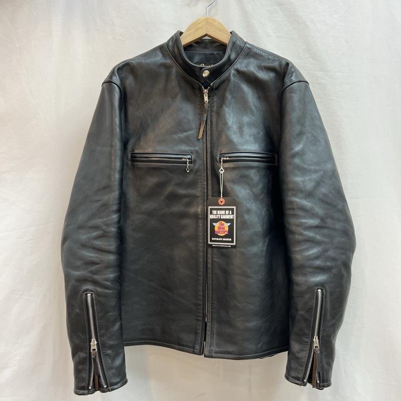 ザリアルマッコイズ buco ブコ J100 シングル レザー ライダース ホースハイド 茶芯 BJ19110 ジャケット、上着 ジャケット、上着 42