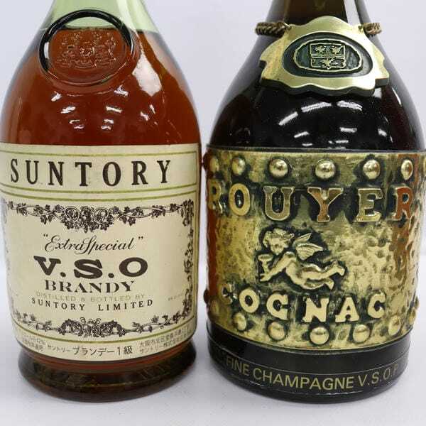 サントリーV.S.O.P 他ブランデー 4本 楽天市場】サントリーブランデー VSOP デキャンタ 40度 正規 箱