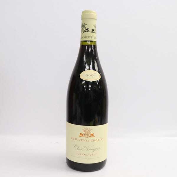 1円~CHAUVENET-CHOPIN（ショーヴネ ショパン）クロ ヴージョ グランクリュ 2006 13.5％ 750ml ※液面低下 T24I130014
