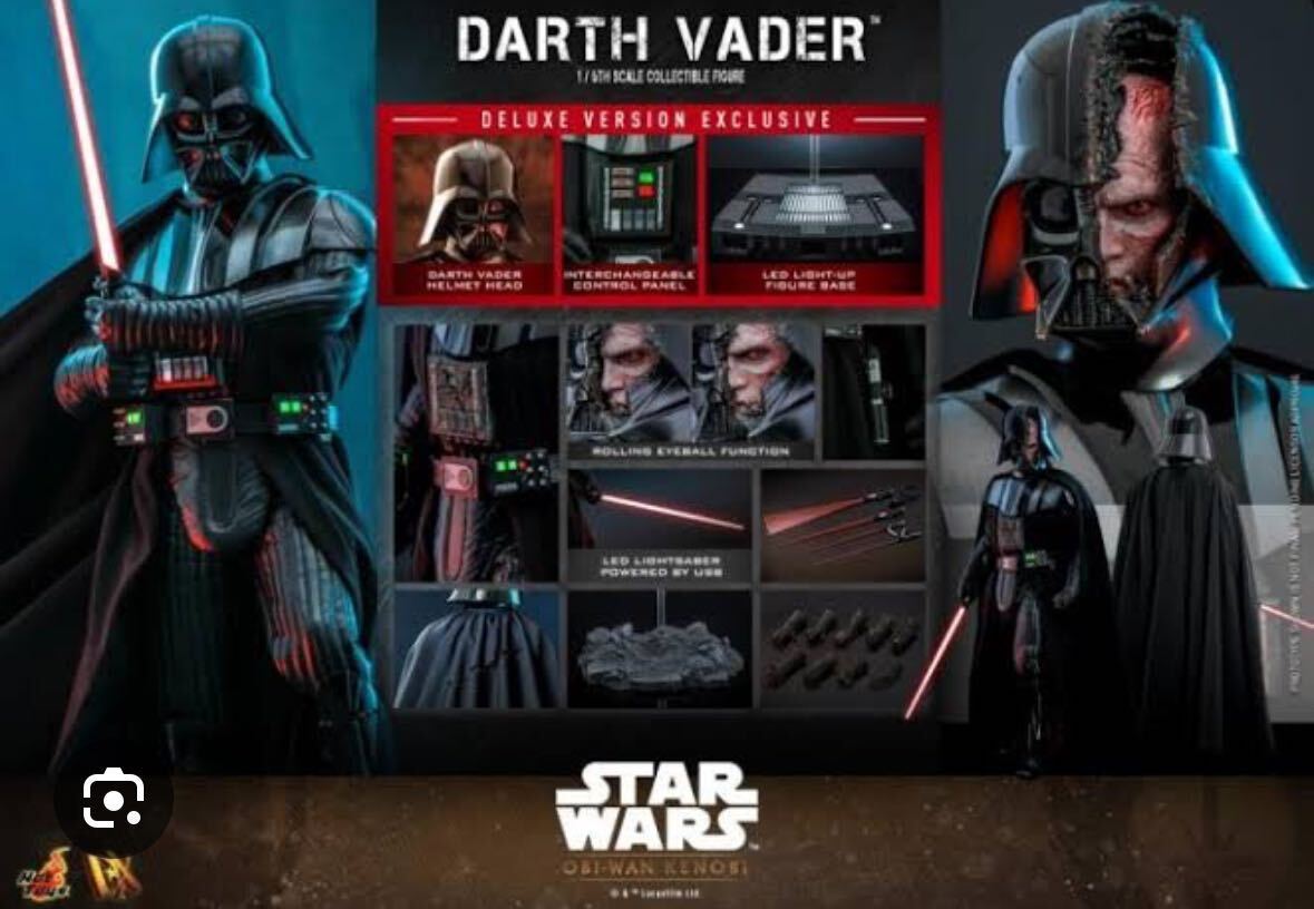 ホットトイズ 1/6 オビ=ワン ケノービ ダース ベイダー DX.Ver ホットトイズ 1/6 オビ=ワン ケノービ ダース ベイダー DX.Ver