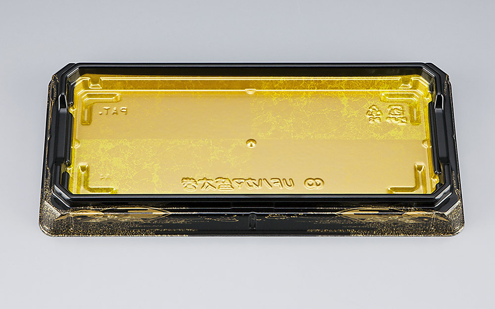 使い捨て寿司容器 ＵＦハカマ盛太巻（みやこ扇）本体（Ｎ） 【800枚】 シーピー化成 業務用 スーパー テイクアウト