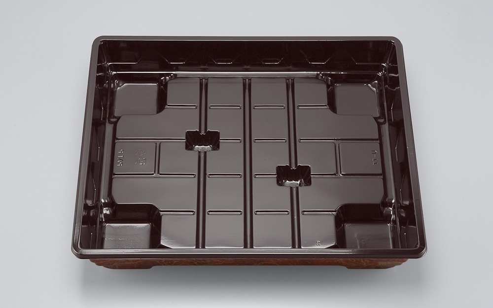使い捨て弁当箱 Ｕ－７７（大輪）本体（Ｂ） 【120枚】 シーピー化成 業務用 スーパー