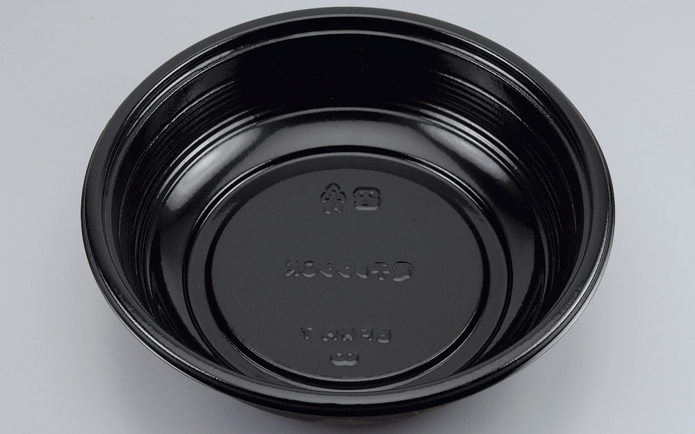 使い捨て弁当箱 丼物 ＢＦ丼内７（黒つづみ）本体 【600枚】 シーピー化成 どんぶり 業務用 スーパー