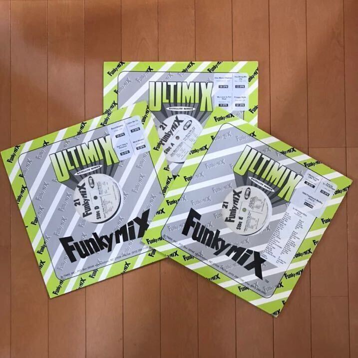 【DJ用リミックスシリーズ】Funkymix 21 レコード 3枚組 フルセット Notorious B.I.G. Mary J. Blige, Monica, Tony Thompson Hip Hop R&B