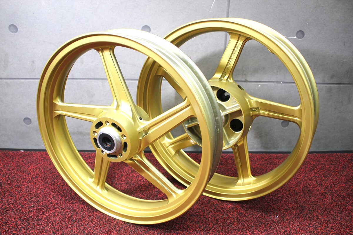 ゼファー400 ホイール キャストホイール ゴールド 前17インチ 後18インチ ZR400C カスタム パーツ Z仕様 旧車 : トップセンスAUC  - 通販 - Yahoo!ショッピング