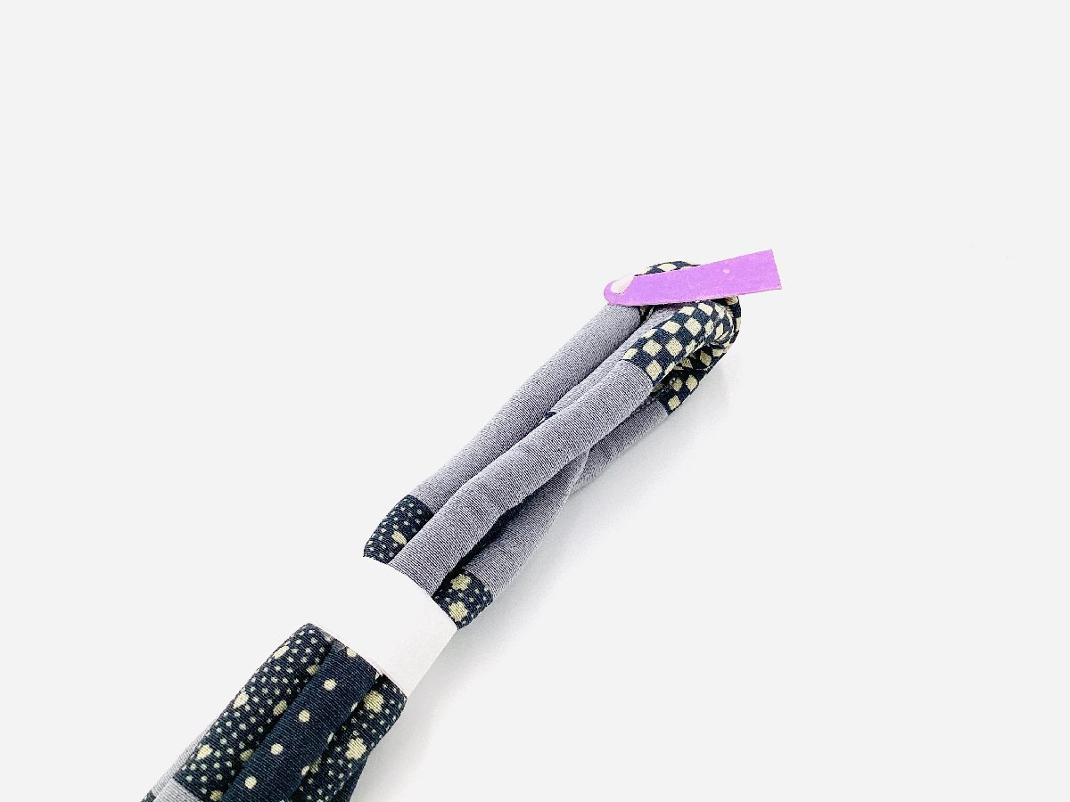 未使用品　正絹　帯〆　和装小物　帯締め　より房　丸ぐけ　C24014-26　zt_画像2