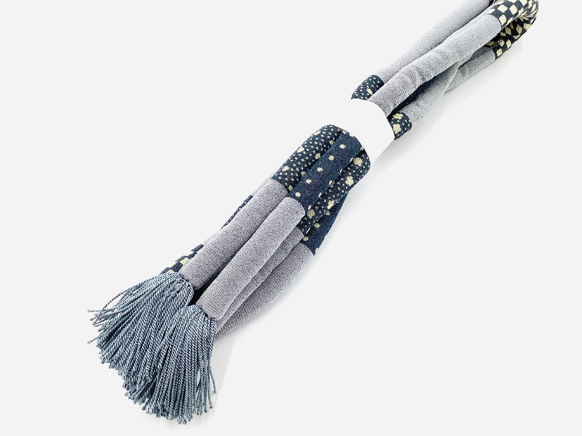 未使用品　正絹　帯〆　和装小物　帯締め　より房　丸ぐけ　C24014-26　zt_画像3