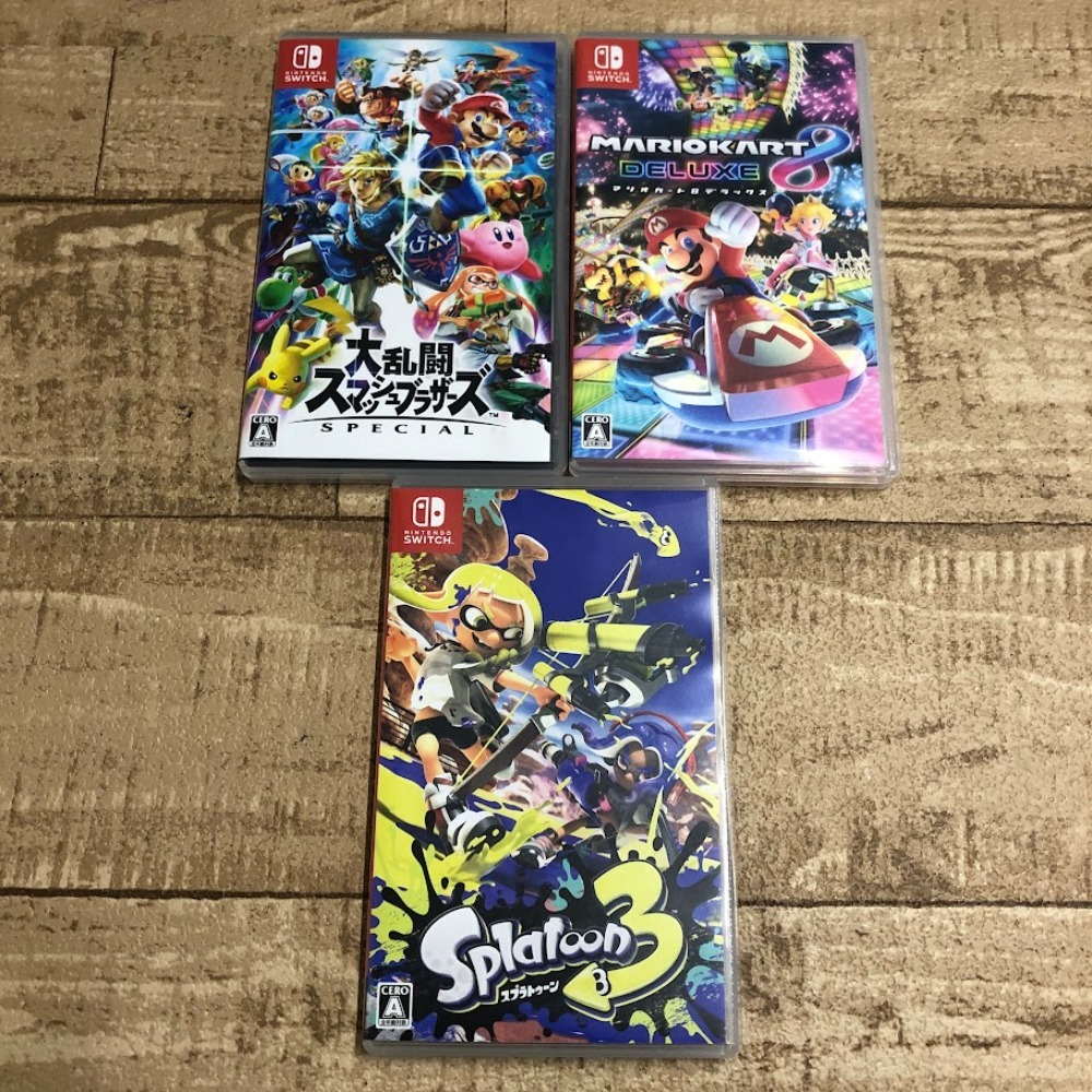 Switchソフト スマッシュブラザーズ マリオカート8DX スプラトゥーン2 Switchソフト スマッシュブラザーズ マリオカート8DX スプラ