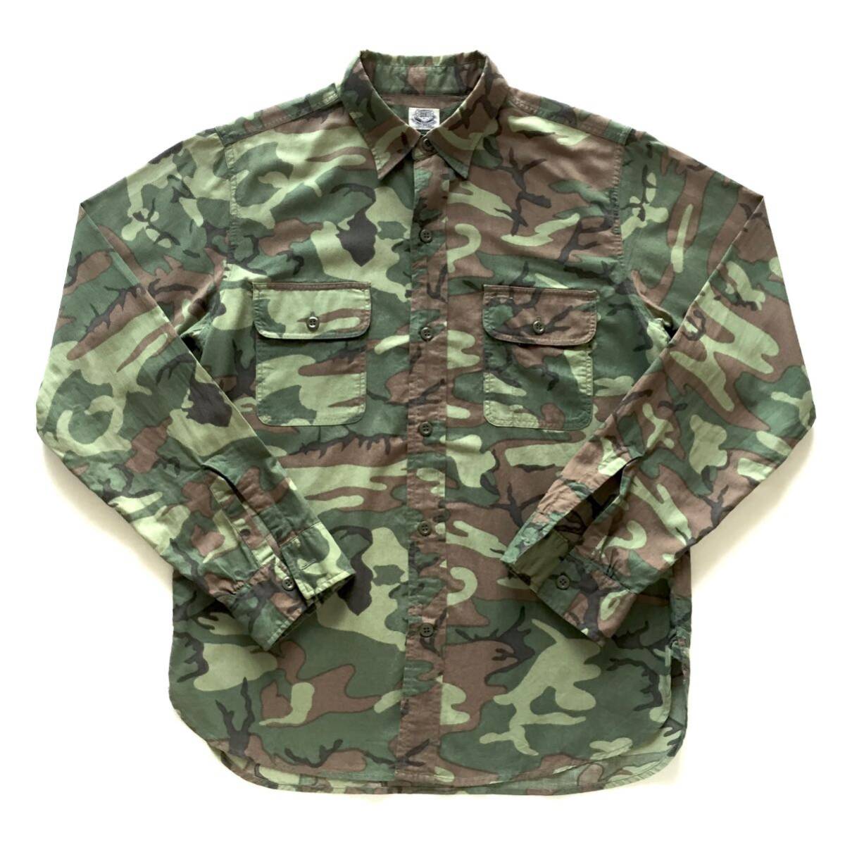  прекрасный товар JOURNAL STANDARD J.S HOMESTEAD Camouflage Work shirt Journal Standard Home ste do камуфляж рубашка work shirt S JAPAN MADE