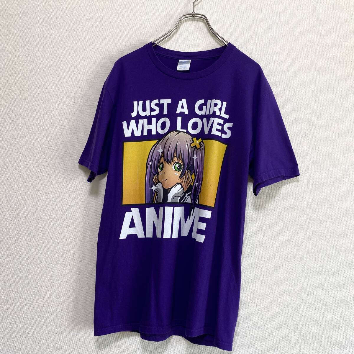 アメリカ古着 アニメキャラ 美少女 半袖 Tシャツ US古着 クルー アメリカ古着 アニメキャラ 美少女 半袖 Tシャツ US古着 クルー