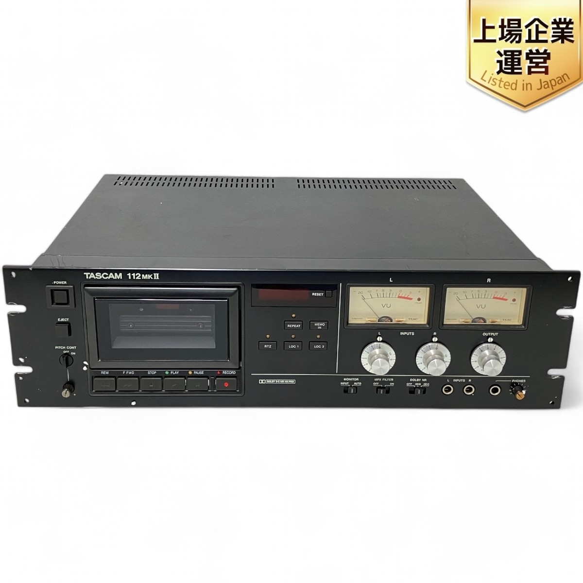 DENON 格好よい カセットデッキ DRR-7.5S 動作品 トレイベルト DENON 格好よい カセットデッキ DRR-7.5S 動作品 トレイベルト