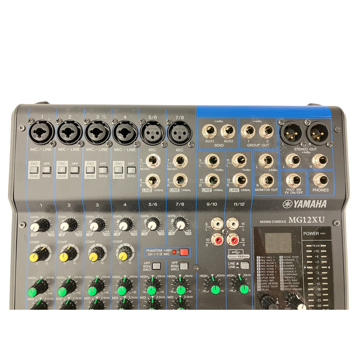 YAMAHA MG12XU アナログミキサー 12チャンネル ミキシング YAMAHA MG12XU アナログミキサー 12チャンネル ミキシング