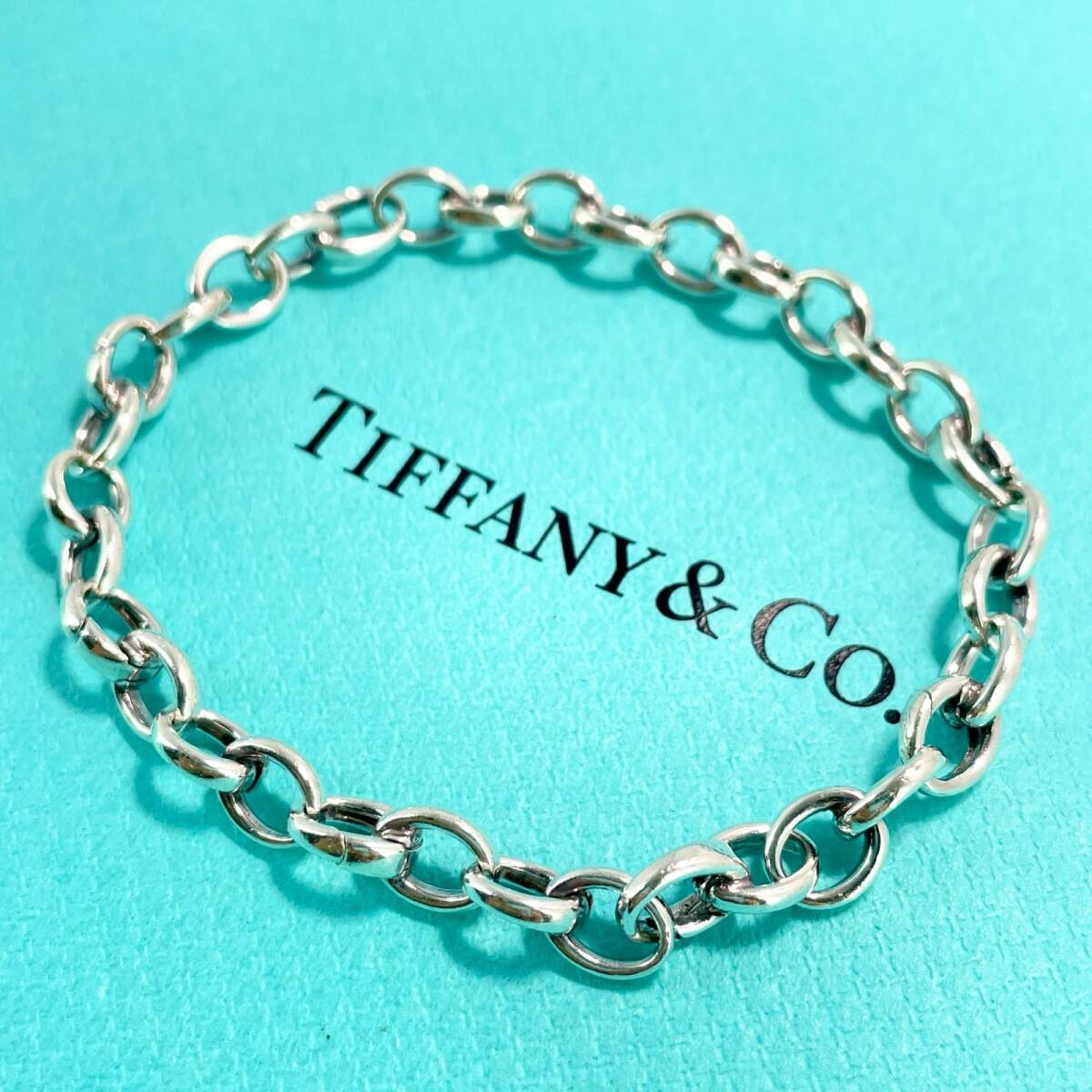希少 ティファニー クラスプ ブレスレット シルバー 美品 /24 希少 ティファニー クラスプ ブレスレット シルバー 美品 /24