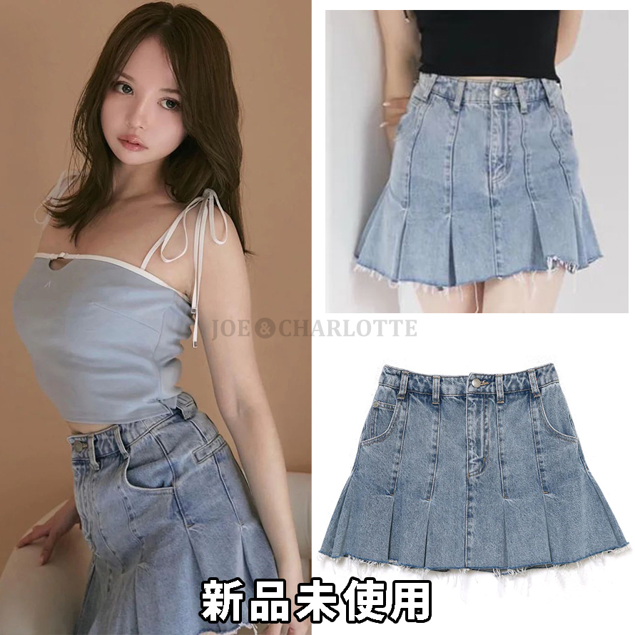 アンドマリー Andmary Amy denim mini skirt M しゃるの アンドマリー Andmary Amy denim mini skirt M しゃるの