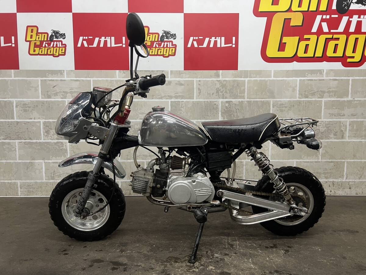 メーカー不明　KIT BIKE モンキー風　ST125　販売証明書有り　場内走行確認済み　始動動画有り　売り切り　未整備　現状車　バンガレ
