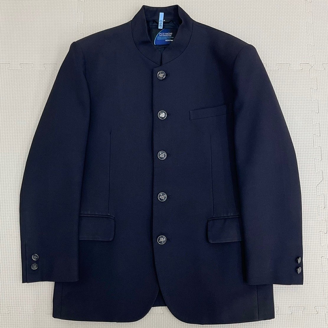 中古】愛知県 雁が音中学校 男子制服 2点 (学ラン・ズボン