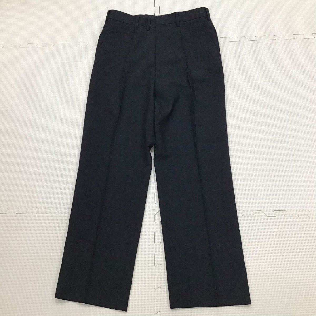 O897/(中古)夏ズボン 1点 /W73/全長:約93cm/また下:約69cm/ズボン/MIND NOTE/黒/夏用/夏服/中学校/高校/制服/学生服/男子生徒/男子制服