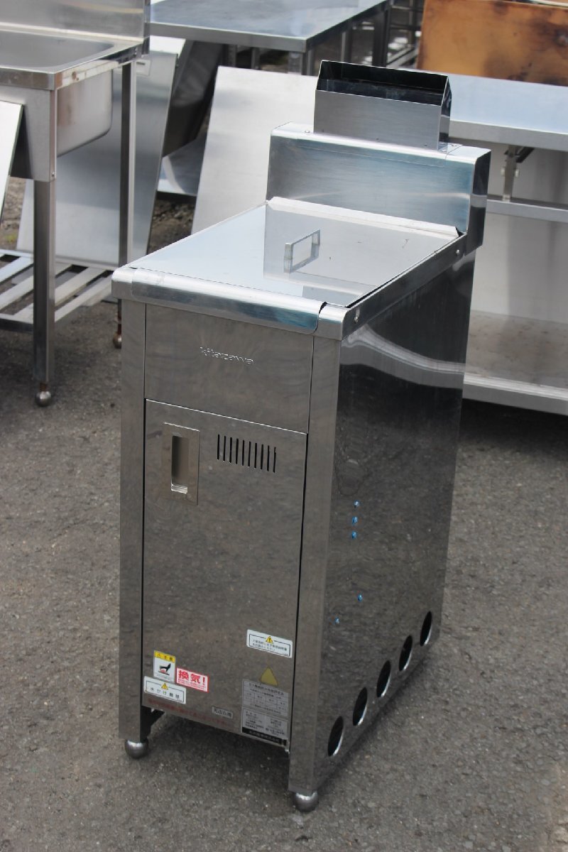 wz9778 北沢産業(yè) 天ぷら用 ガス フライヤー F-35-D 都市ガス 中古 廚房 飲食店 業(yè)務(wù)用 1995年 13A