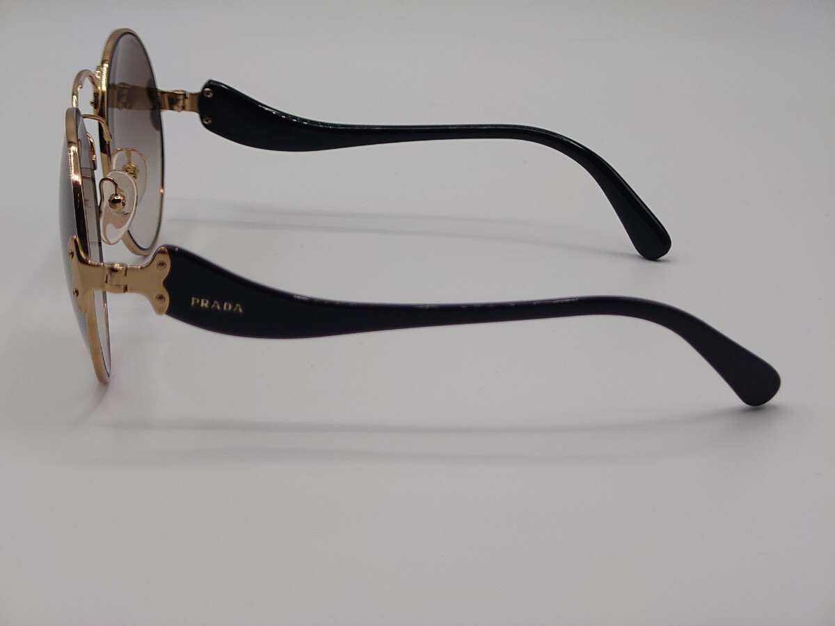 PRADA hyde着 プラダ SPR55T ラウンドサングラス 丸型 ブラック PRADA hyde着 プラダ SPR55T ラウンドサングラス 丸型 ブラック