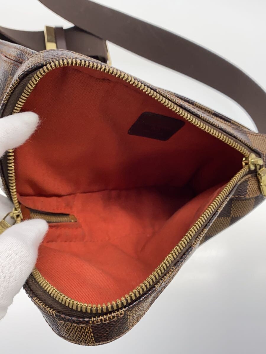 LOUIS VUITTON◇ジェロニモス_ダミエ・エベヌ_BRW/PVC/BRW/総柄 LOUIS VUITTON◇ジェロニモス_ダミエ・エベヌ_BRW/PVC/BRW/総柄