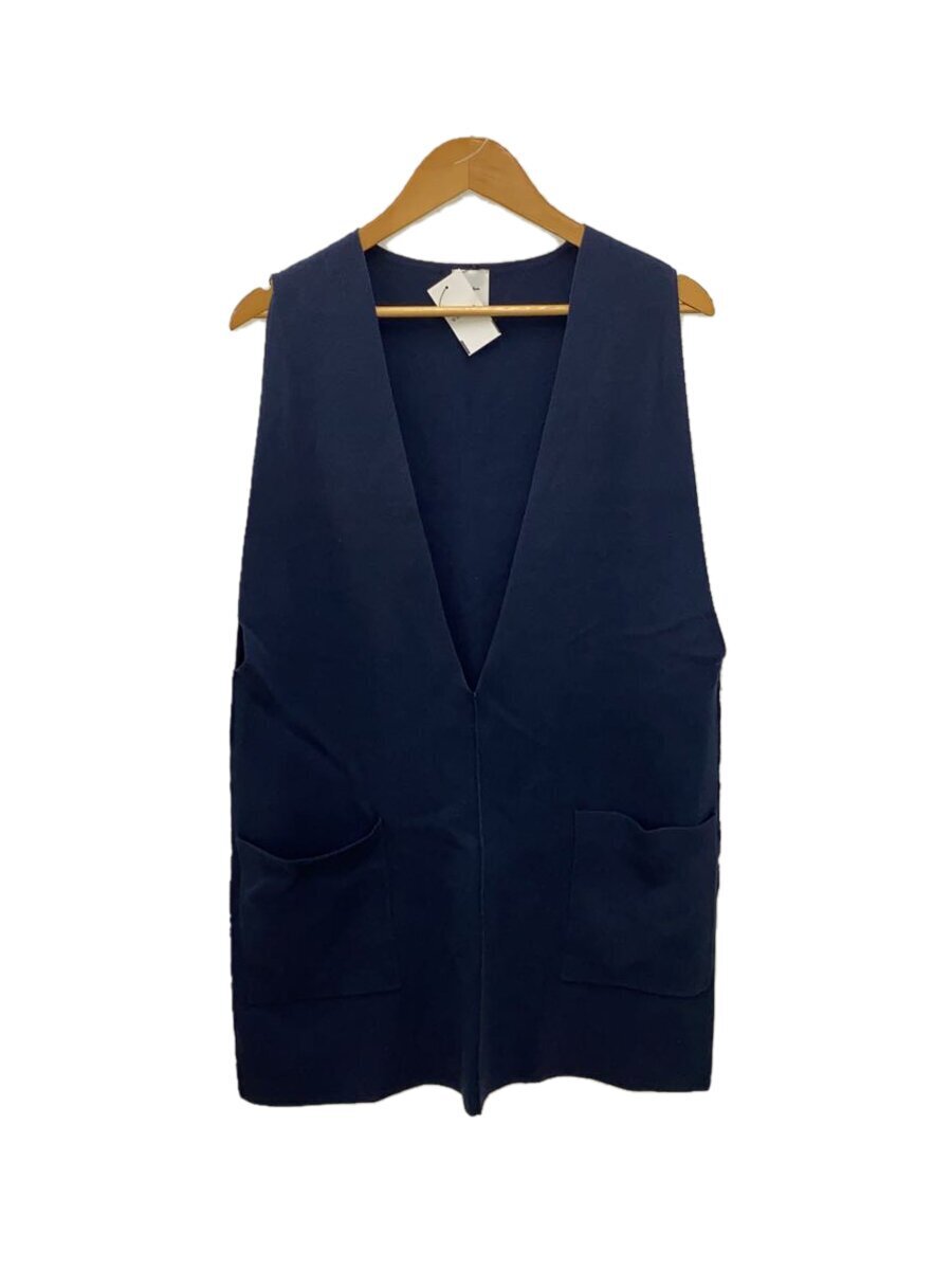 Spick&Span◆C/Rニットベスト/コットン/NVY/22080200907010